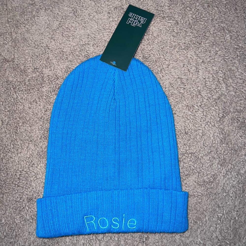 Embroidered “Rosie” beanie